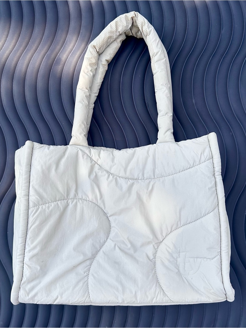 Pebble Thirty Years Drift Tote - Plushy Puffy Tote Bag